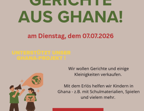 Lass es dir schmecken – und unterstütze unser Ghana-Projekt
